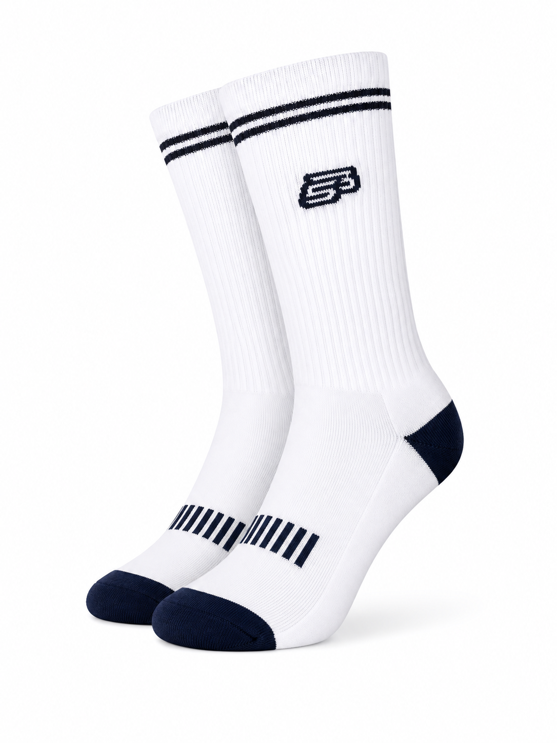 Chaussettes de compression SB Athletics – Blanc (1 à 10 paires)