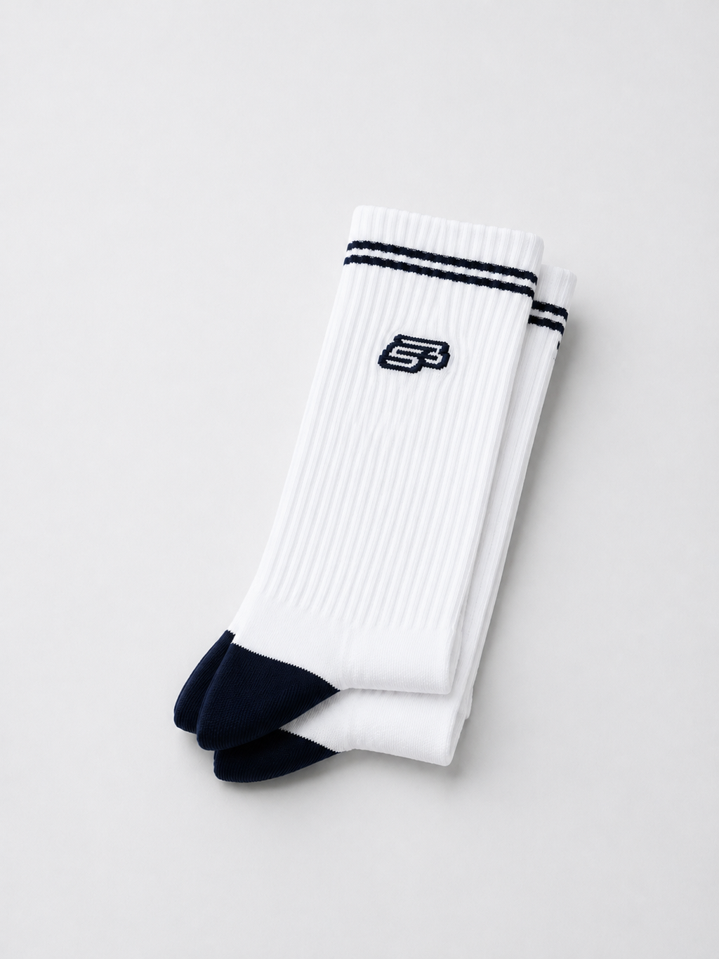 Chaussettes de compression SB Athletics – Blanc (1 à 10 paires)
