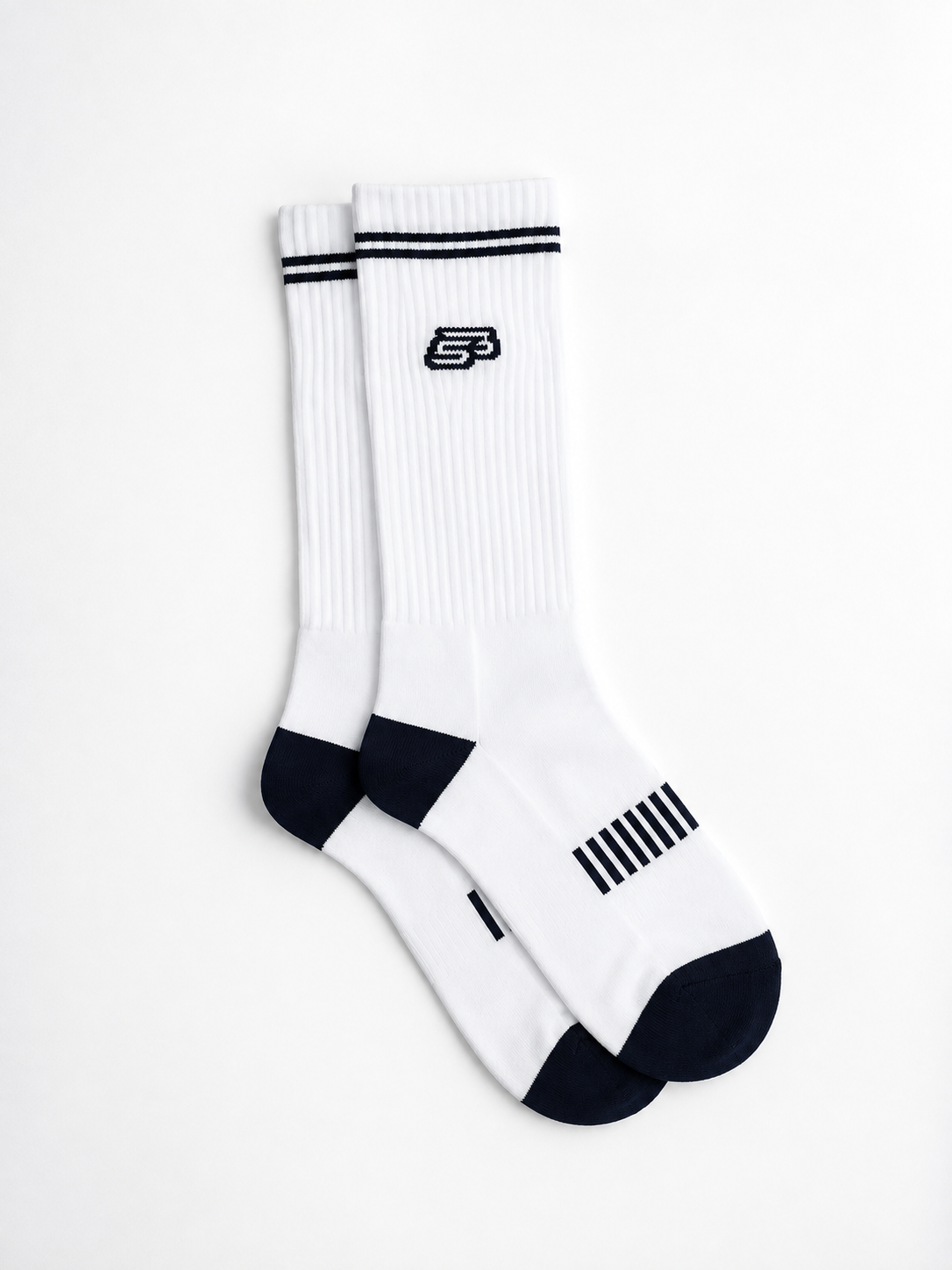 Chaussettes de compression SB Athletics – Blanc (1 à 10 paires)